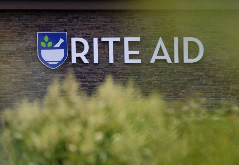 Rite Aid logo displayed at one of its stores.