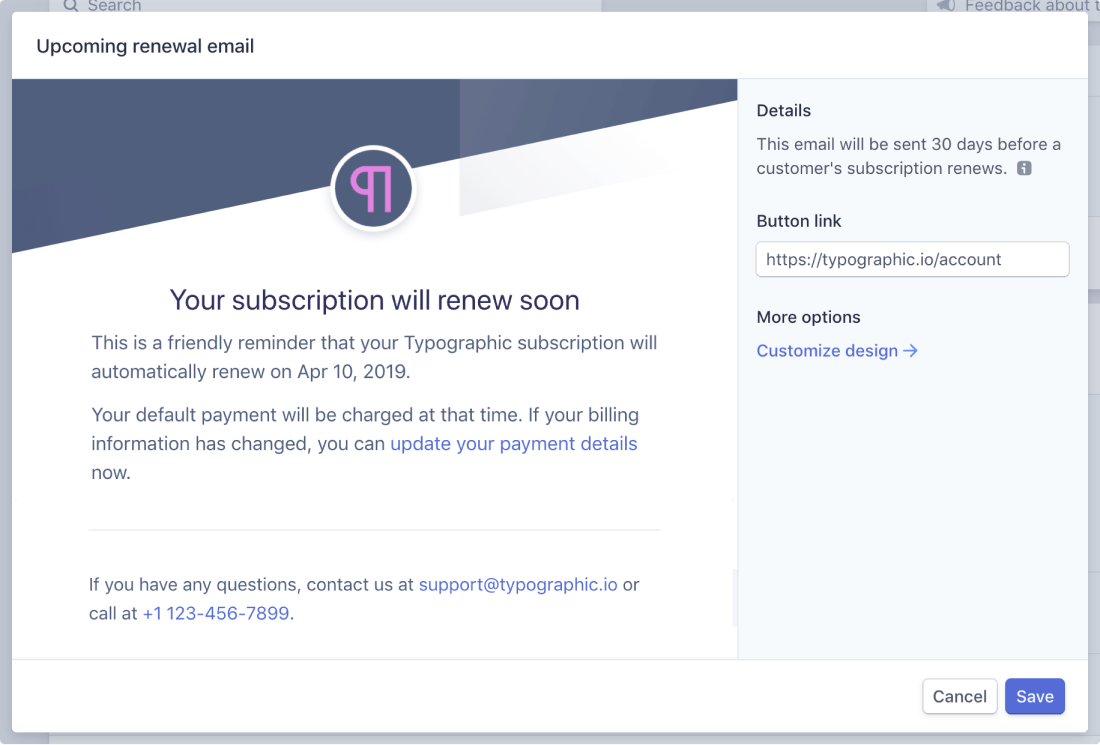 Recover stripe email